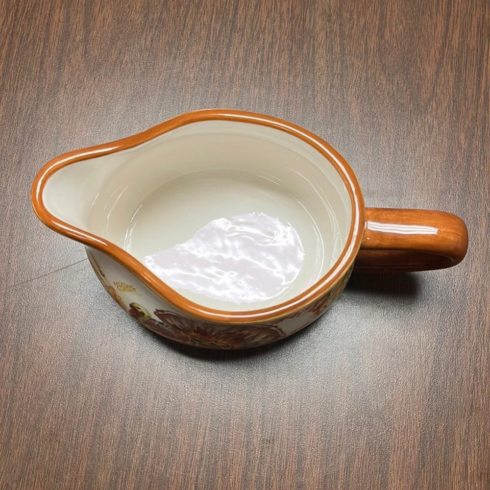 Certified International turkey gravy‎ bowl